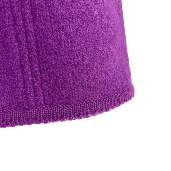 Vintage Pendleton 100% Virgin Wool Cardigan Purple Gold Button Small Petite - Picture 5 of 11